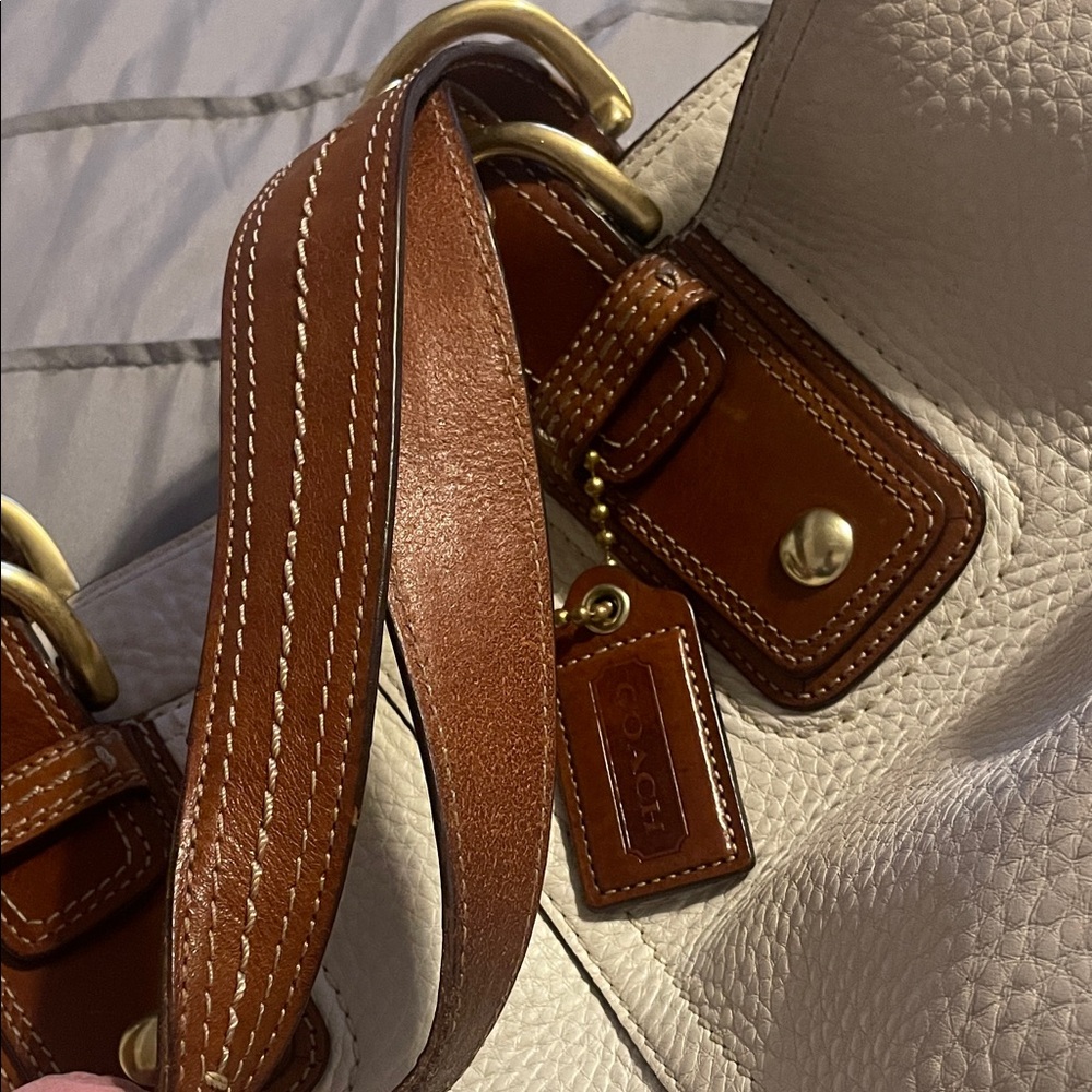 Coach Soho Alex Pebbled Leather Tote‎ Satchel A0869-11844 Preppy Y2K Casual - Picture 12 of 16